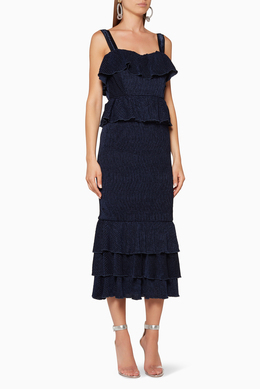 Rent a Atoir Trust Fund Dress In Indigo