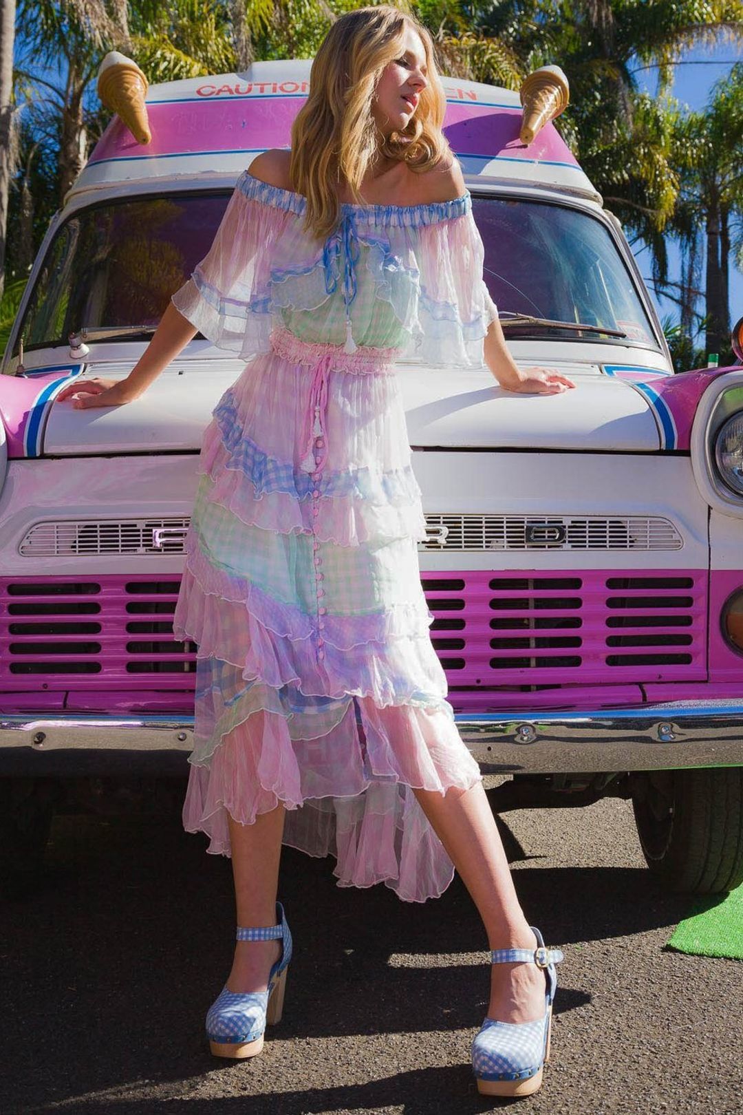 Loan a Fillyboo Holly Tambourine Maxi Dress