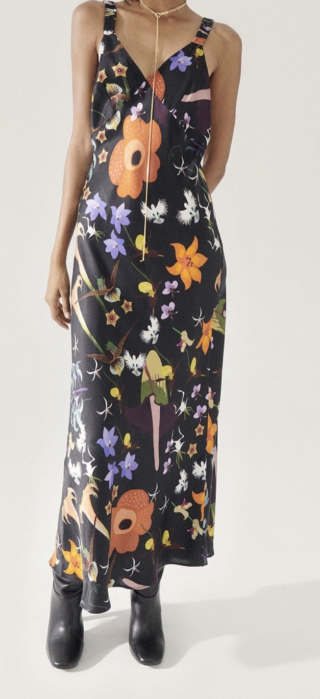 Cheap designer Black Silk Laundry