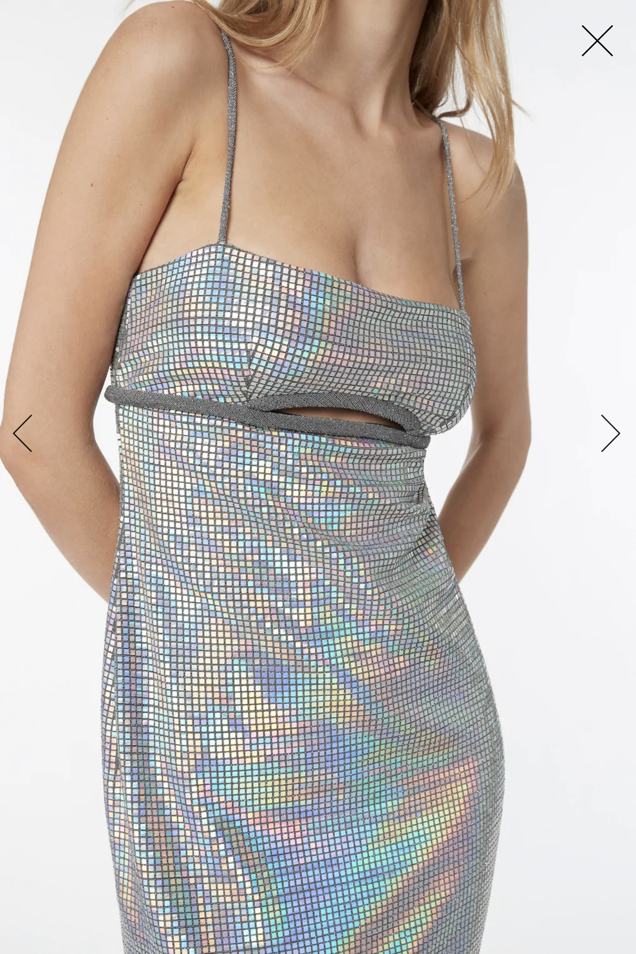 Rent a Manning Cartell Platinum Queen Slip Dress