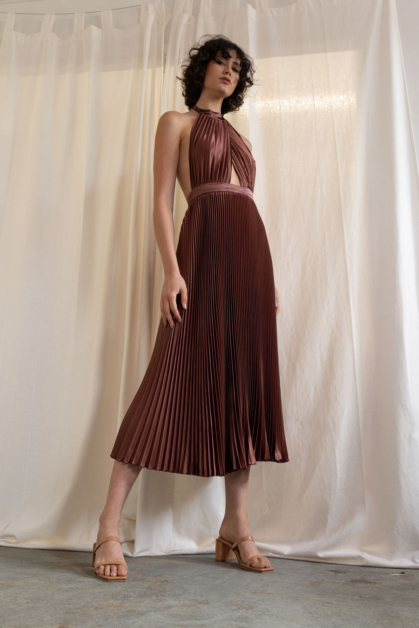 Borrow a Lidee Renaissance Gown Chocolate