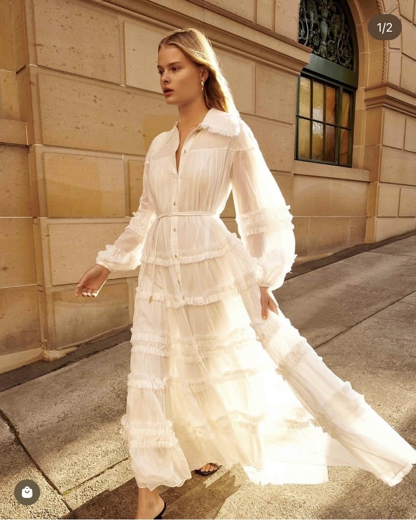 Rent a Aje Memento Tiered Maxi Dress