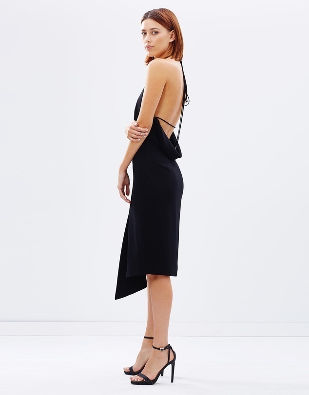 Formal rental Nicholas Crepe Cowl Neck Dress