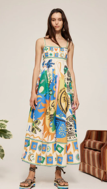 Borrow a Alemais Soleil Sundress