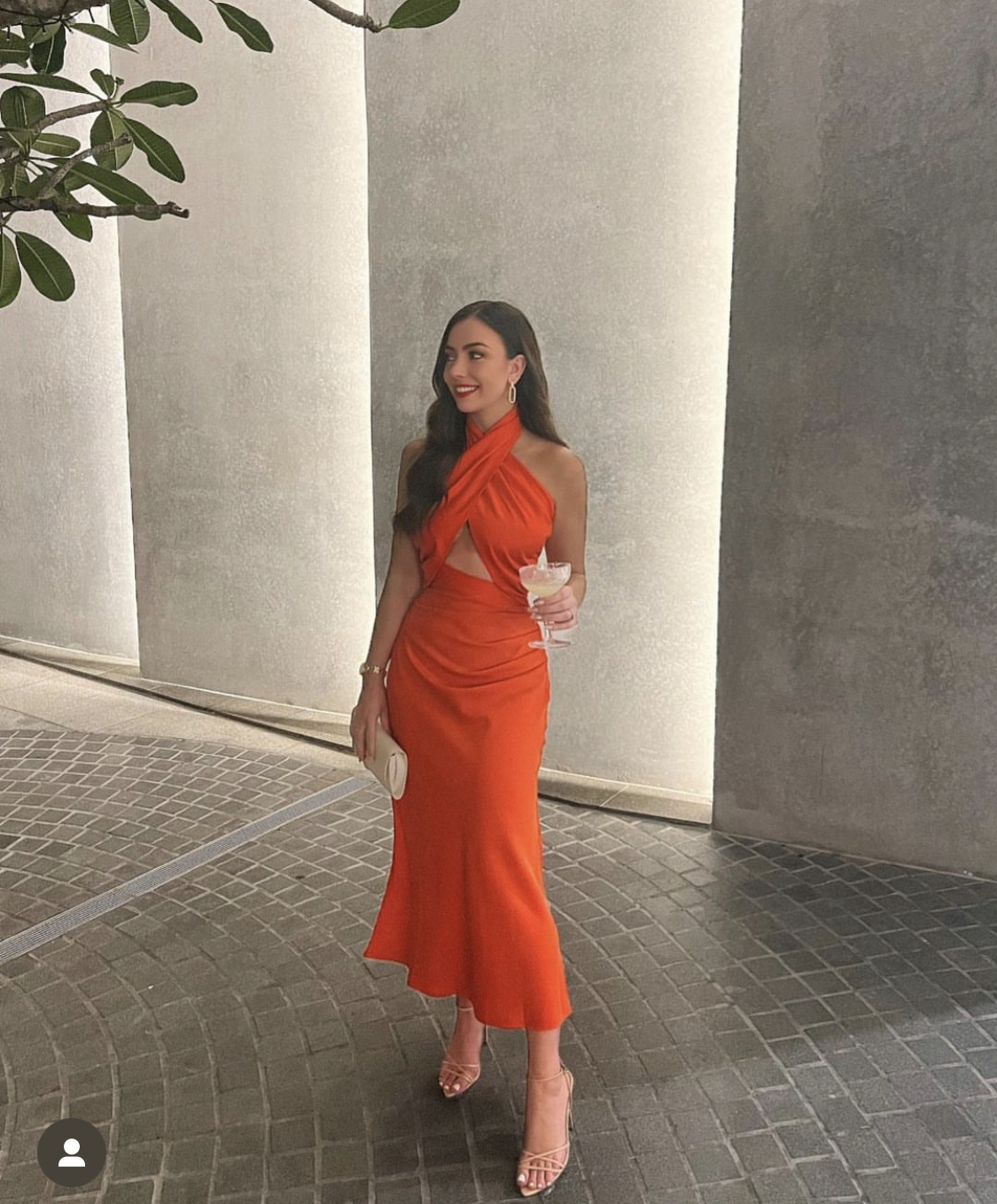 Formal rental Misha Collection Linnea Satin Midi Dress