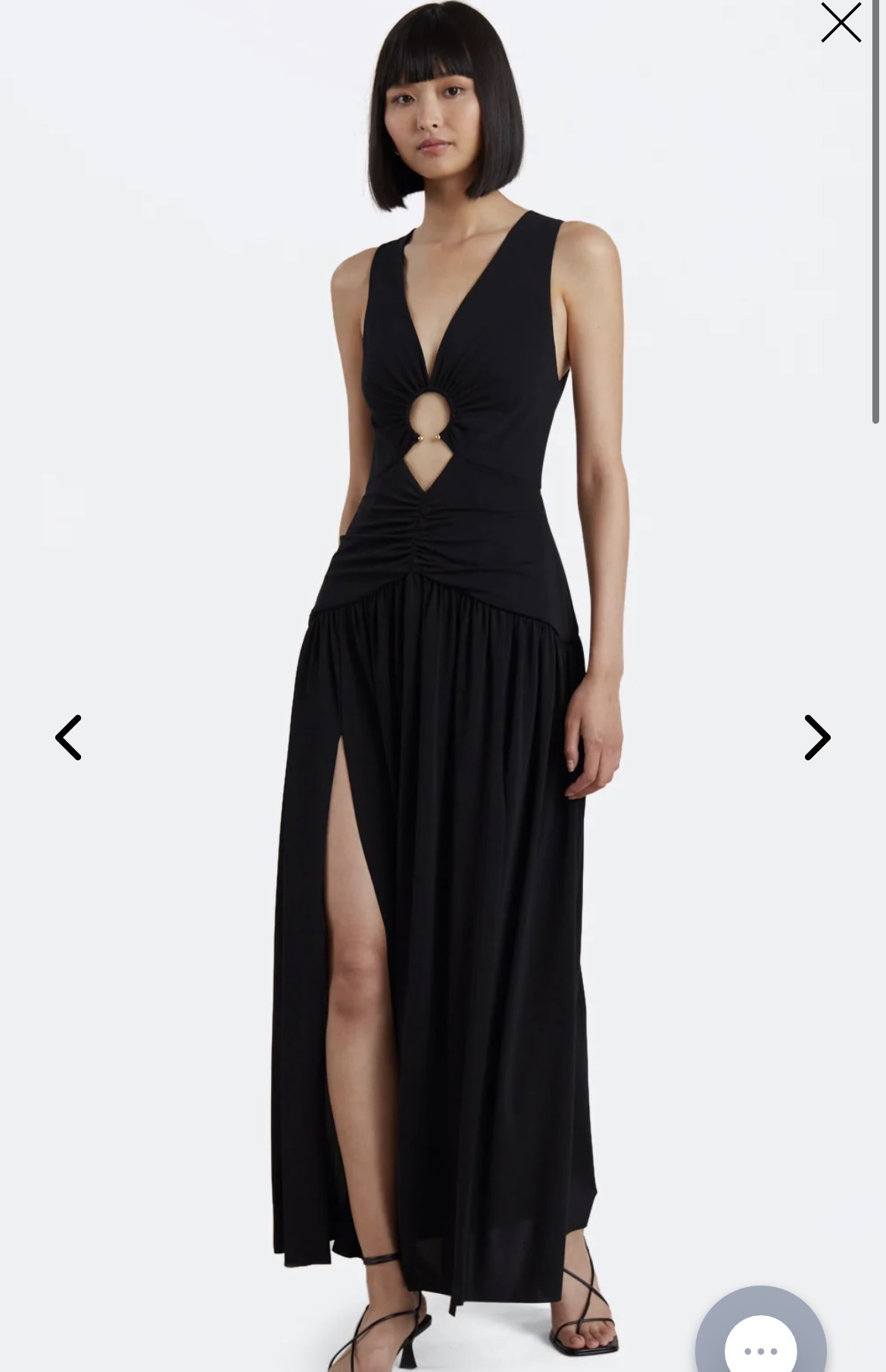 Designer rental Bec And Bridge Lindsey V Maxi Dress