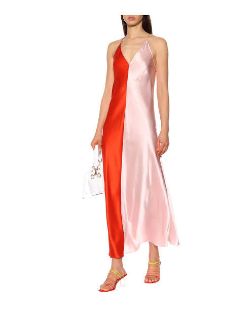 Affordable Lee Mathews Sierra Silk Satin Maxi Dress