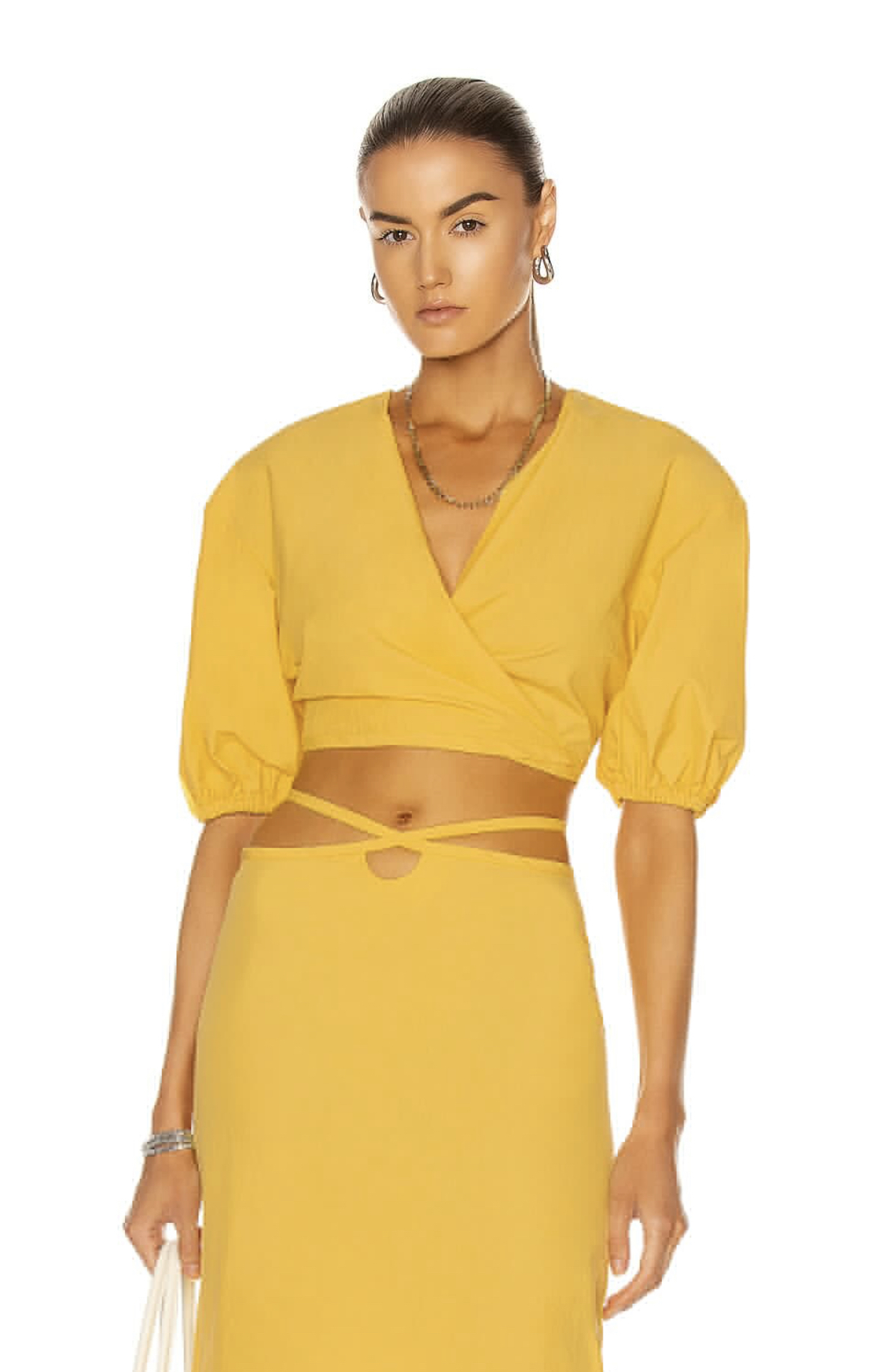 Hire a Christopher Esber Yellow Loophole Tie Set