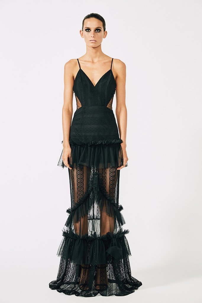 Cheap designer Shona Joy Moliere Ruffle Maxi Dress