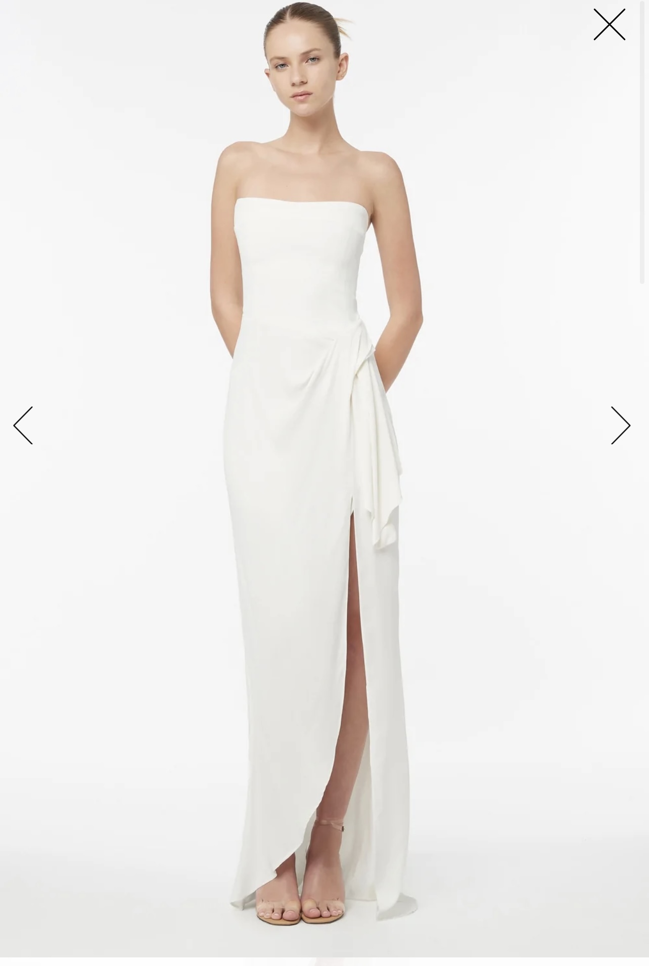 Loan a Manning Cartell Asymmetrical Games Strapless Gown