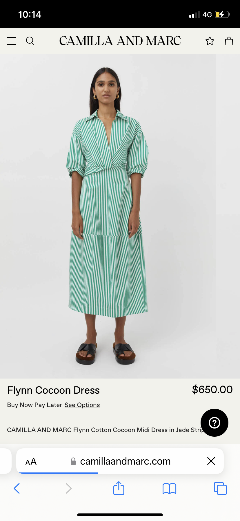 Designer rental Green Camilla And Marc