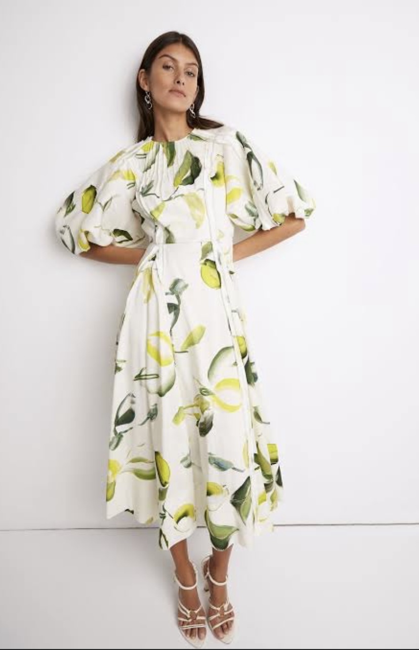 Borrow a Aje Zest Midi Dress