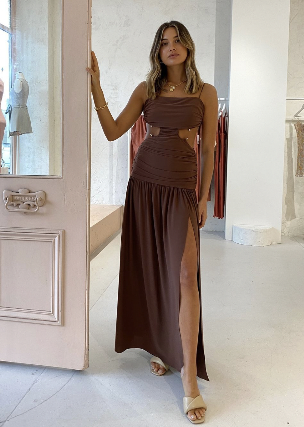 Cheap designer Brown Bec & Bridge