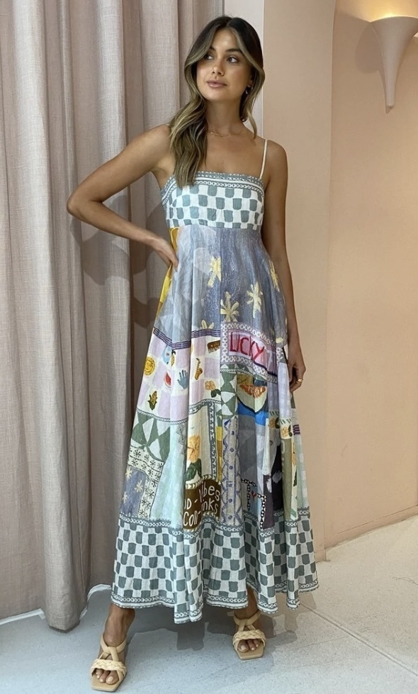 Cheap designer Alemais Emma Gale Sundress