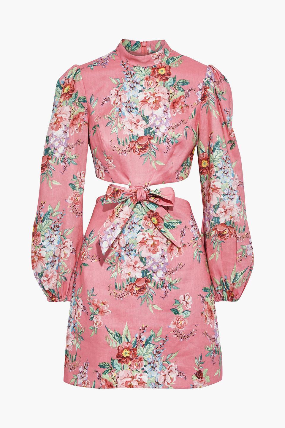 Designer rental Zimmermann Bellitude Bow Front Dress