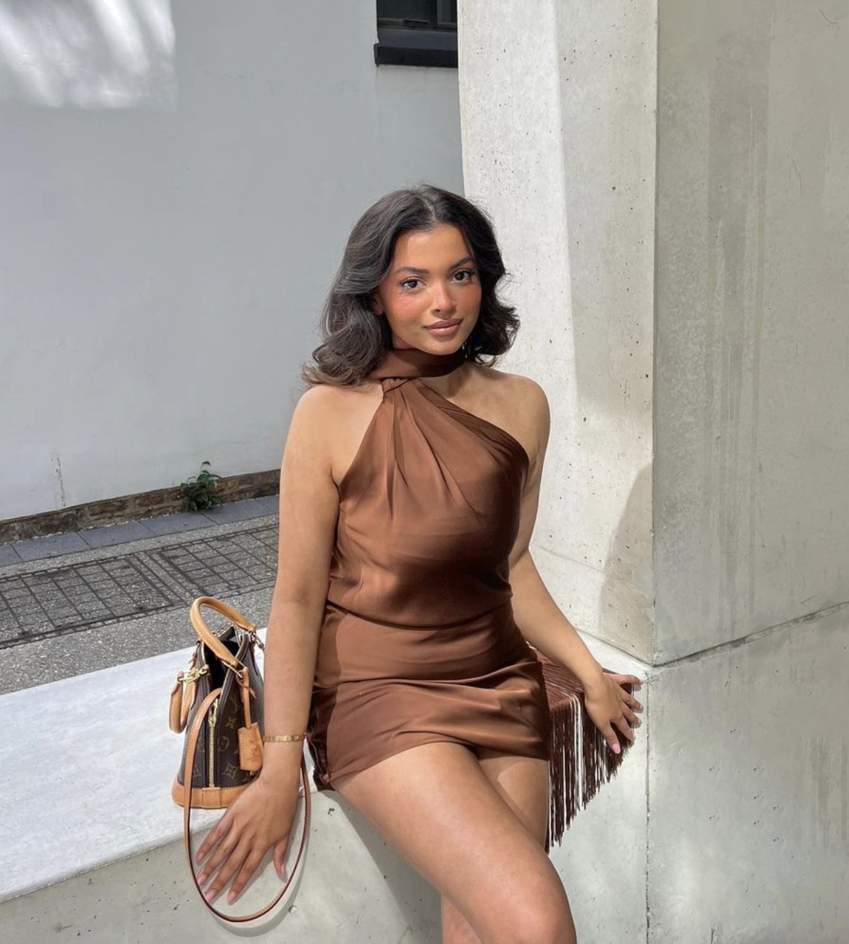 Affordable Rat & Boa Serafia Dress Cocoa