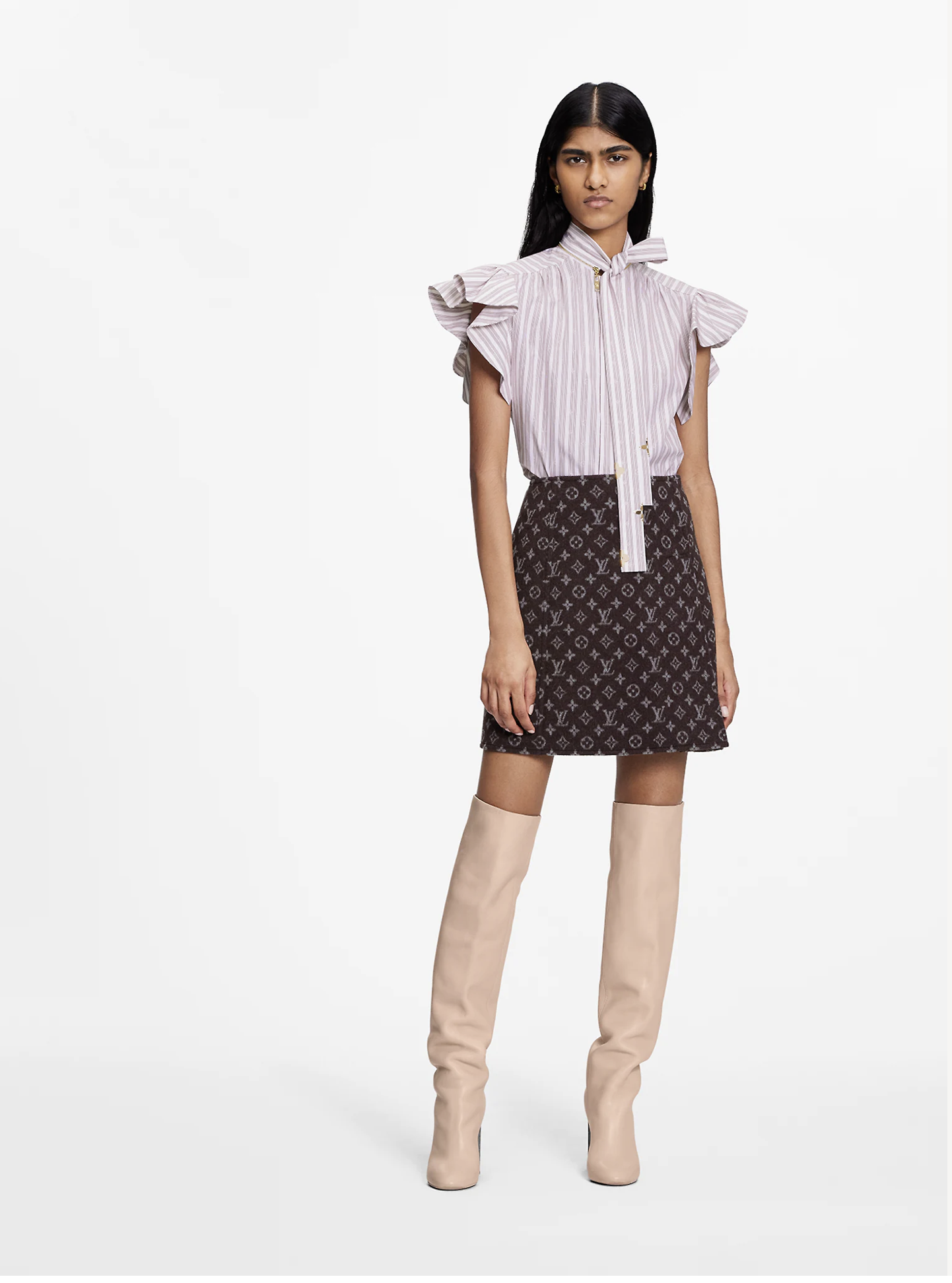 Formal rental Louis Vuitton Monogram Martingale Mini Skirt