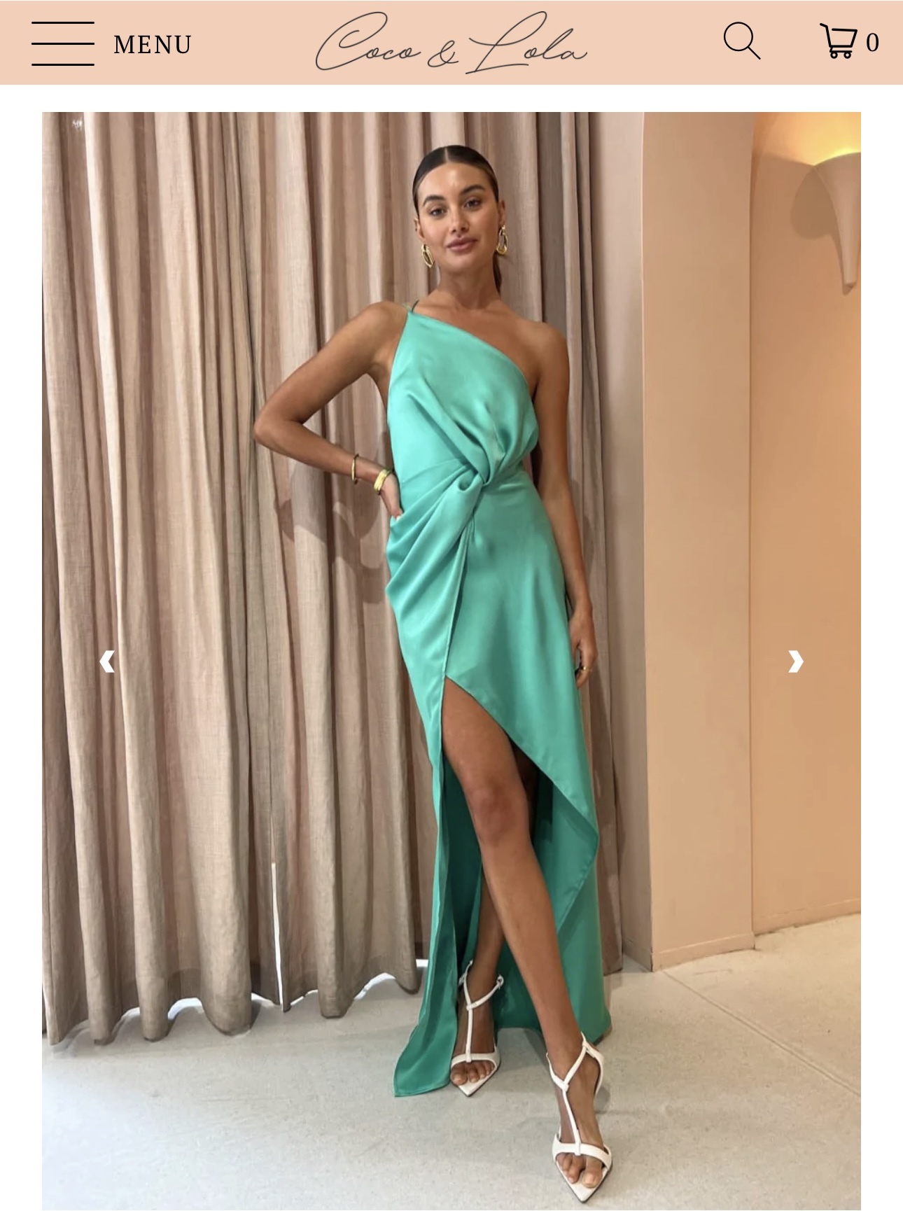 Rental One Fell Swoop Daria Gown In Juniper