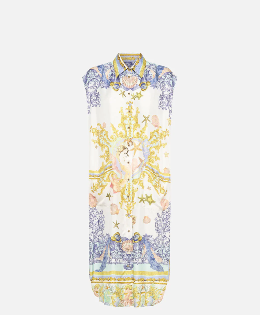 Rent a Camilla Star Of The Sea Midi Tunic Shirt Dress