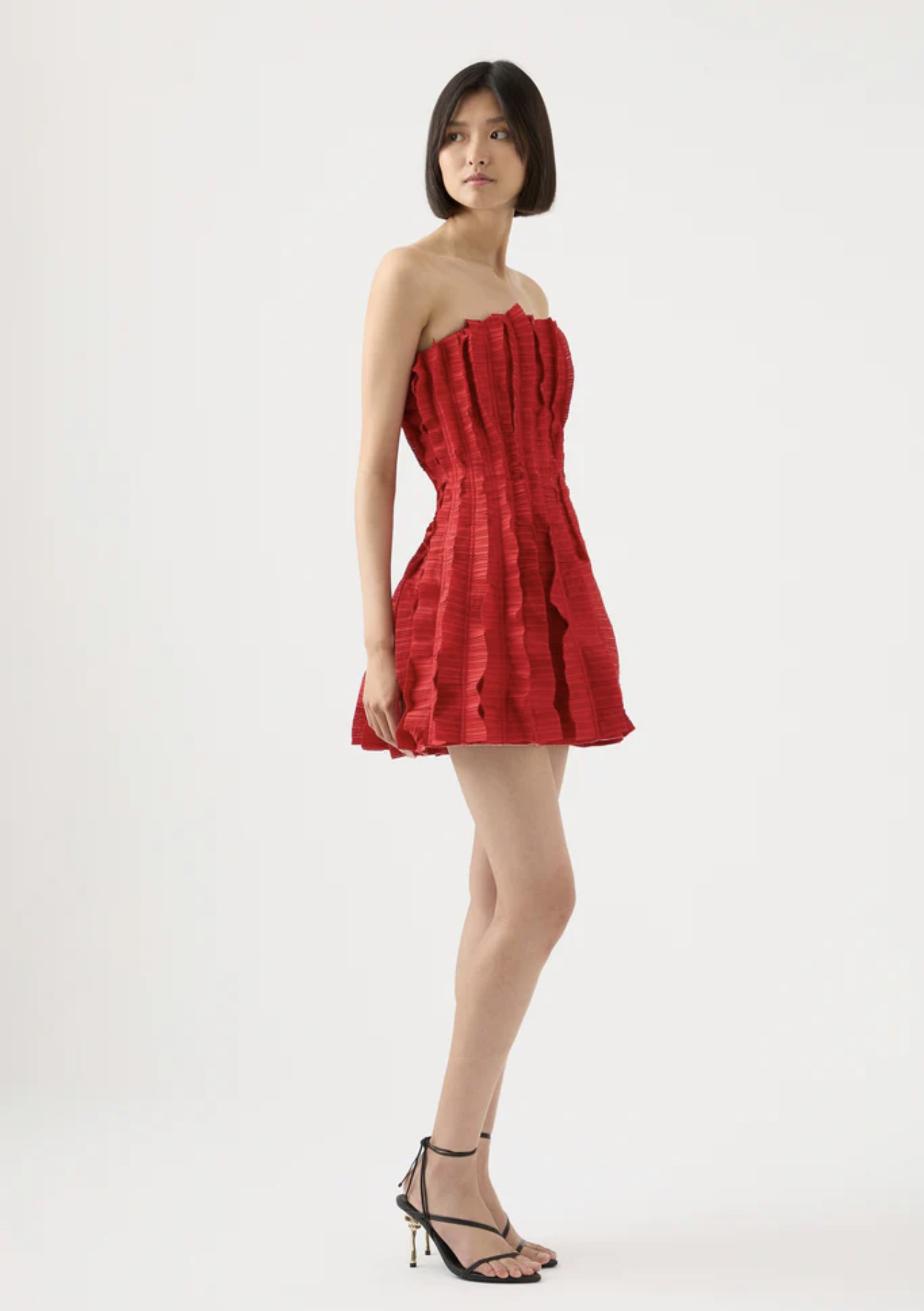 Formal rental Aje Hybrid Sleeveless Mini Dress Scarlet Red