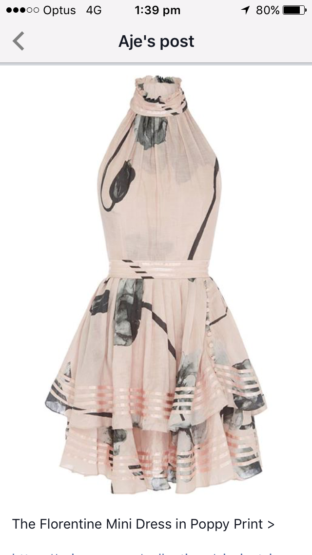 Loan a Aje Florentine Mini Dress