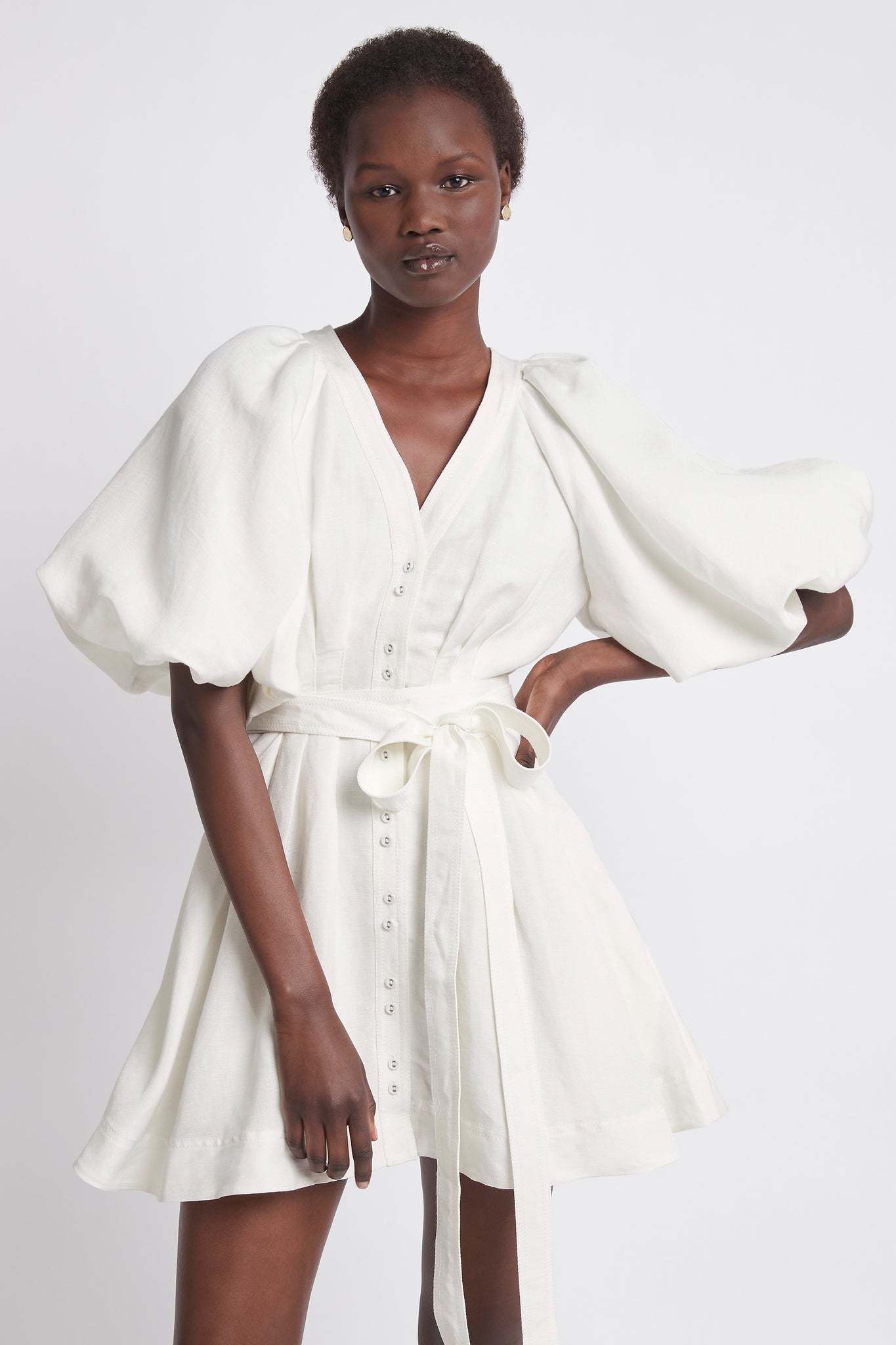 Cheap designer Aje Evermore Belted Mini Dress