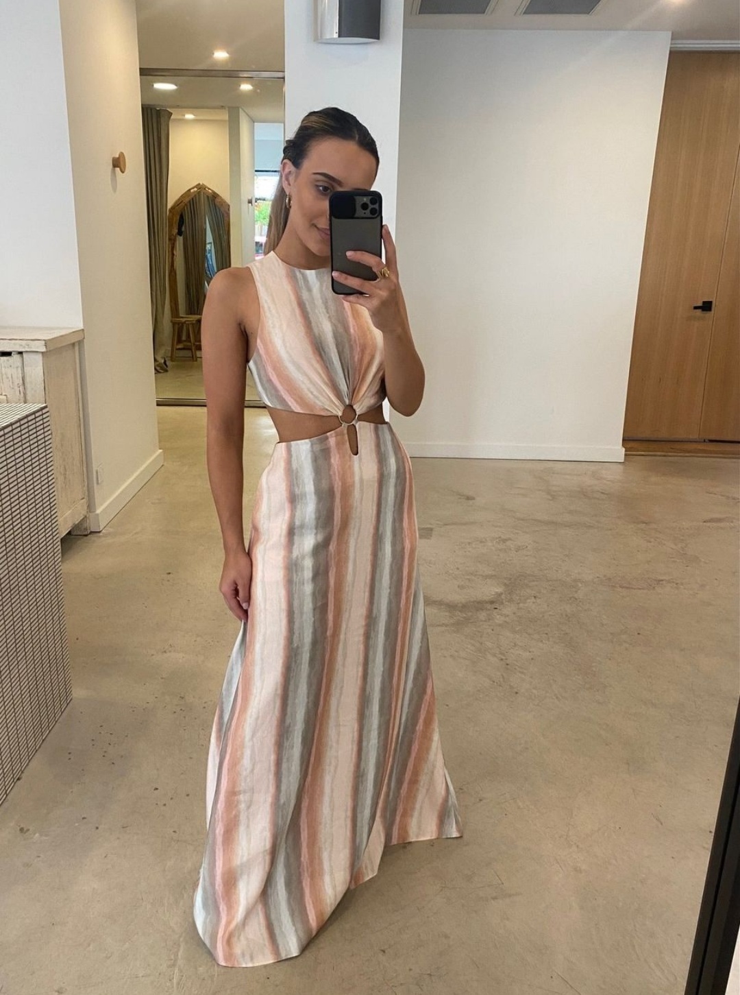 Formal rental Significant Other Jessica Maxi Dress Watercolour