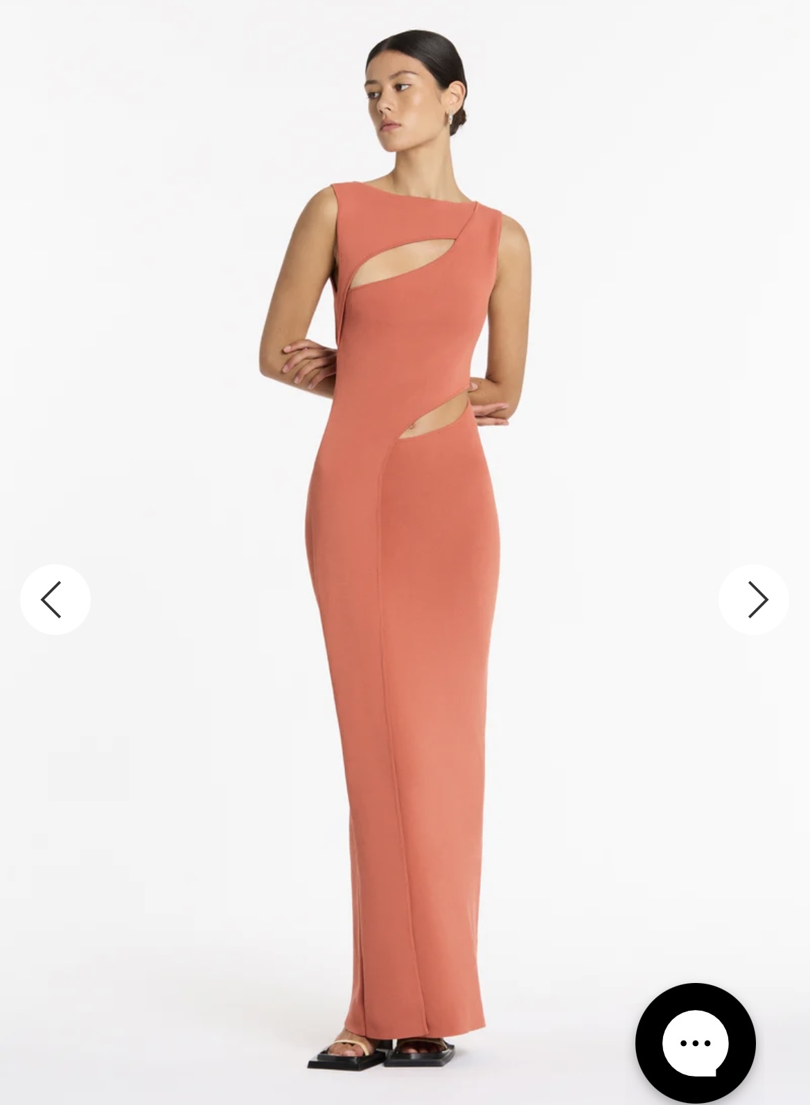Formal rental Sir The Label Nadja Cut Out Maxi Red