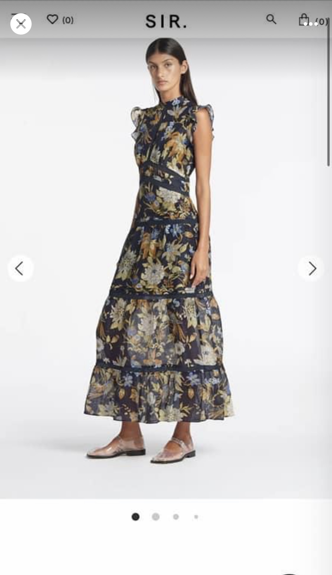 For rent a Sir The Label Lilian Tiered Dress