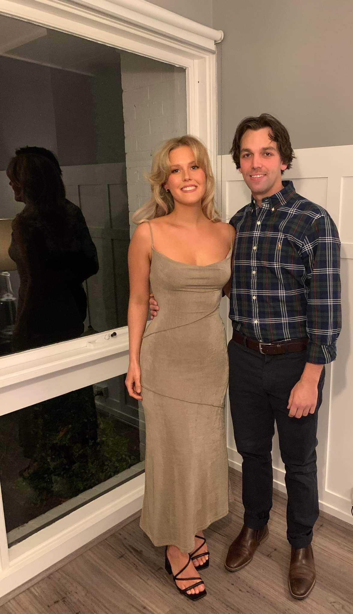 Designer rental Misha Collection Misha Boutique Neri Slinky Maxi Dress