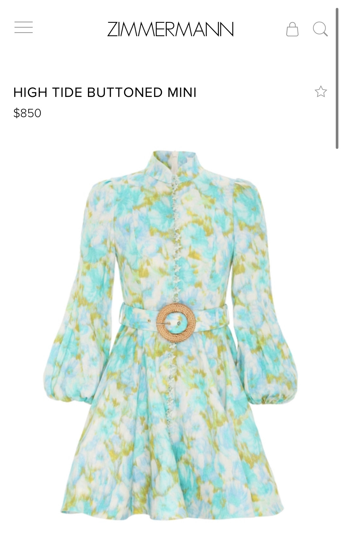 Zimmermann Blue for hire