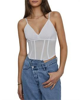 Formal rental Viktoria And Woods Viktoria And Woods Omega Bustier White Size 0