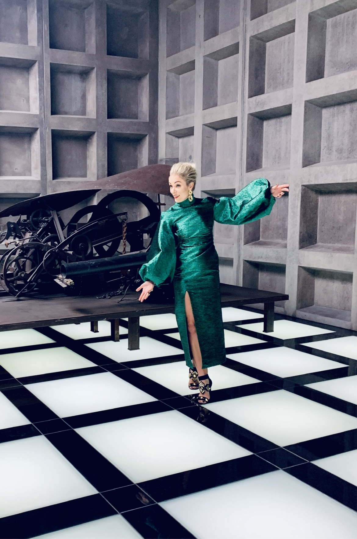 Borrow a Camilla And Marc Camilla & Marc ‘Gesa’ Emerald Green Metallic Dress