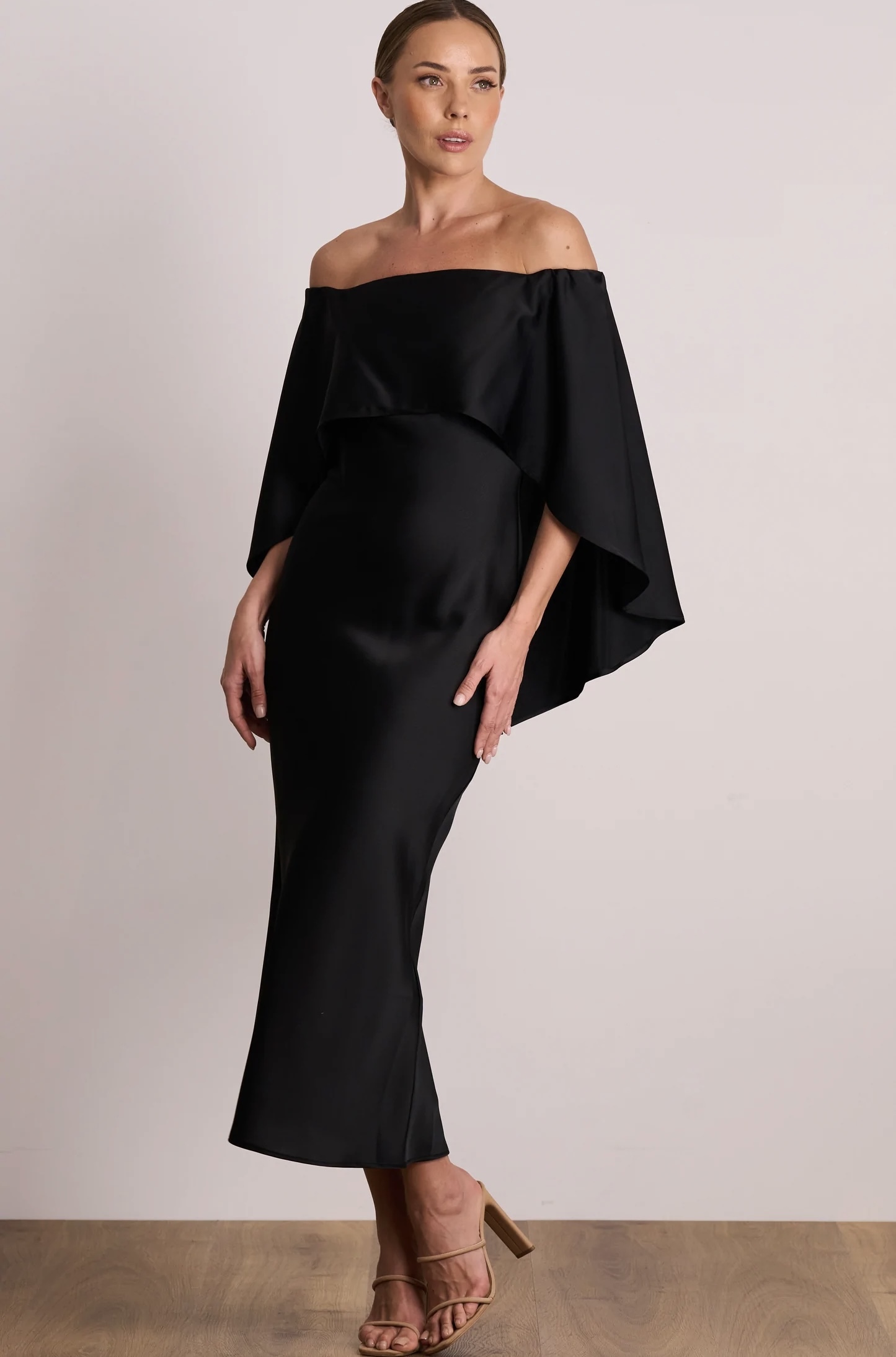 Borrow a Pasduchas Florence Shoulder Midi Dress