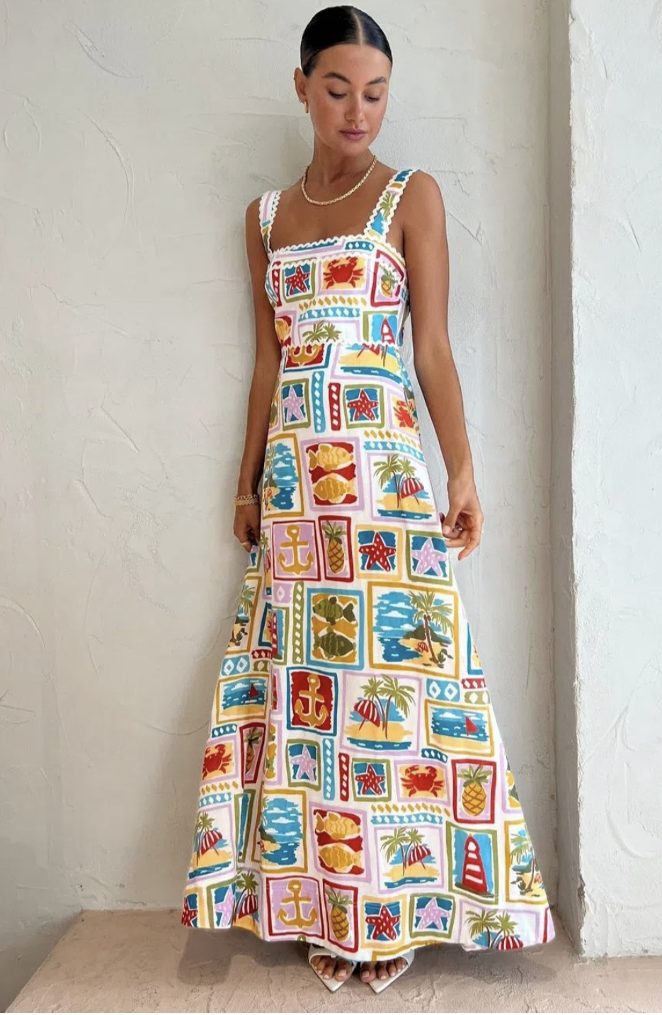 Rent a By Nicola Goldie Maxi Dress In Summer Vacation