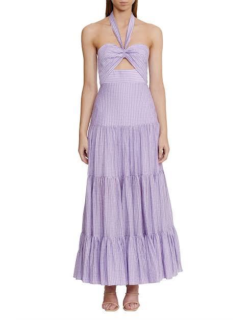 For rent a Significant Other Tuscany Lilac Halter Dress