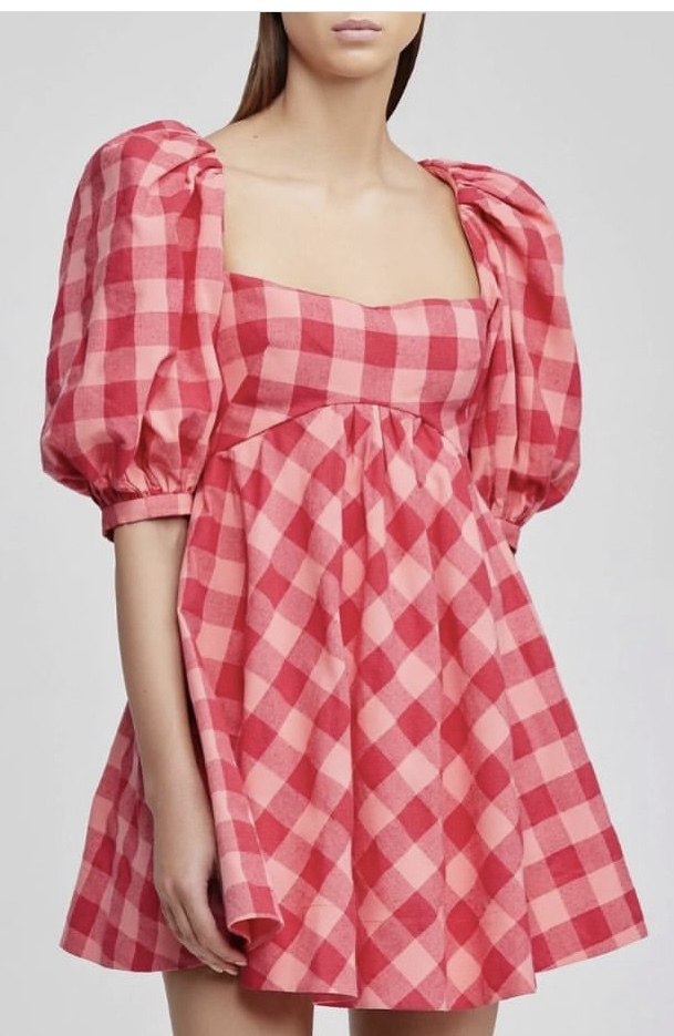 Rental Acler Perry Dress Cherry Mix