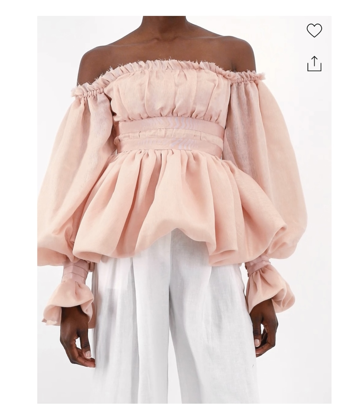 Borrow a Aje Divine Off Shoulder Top