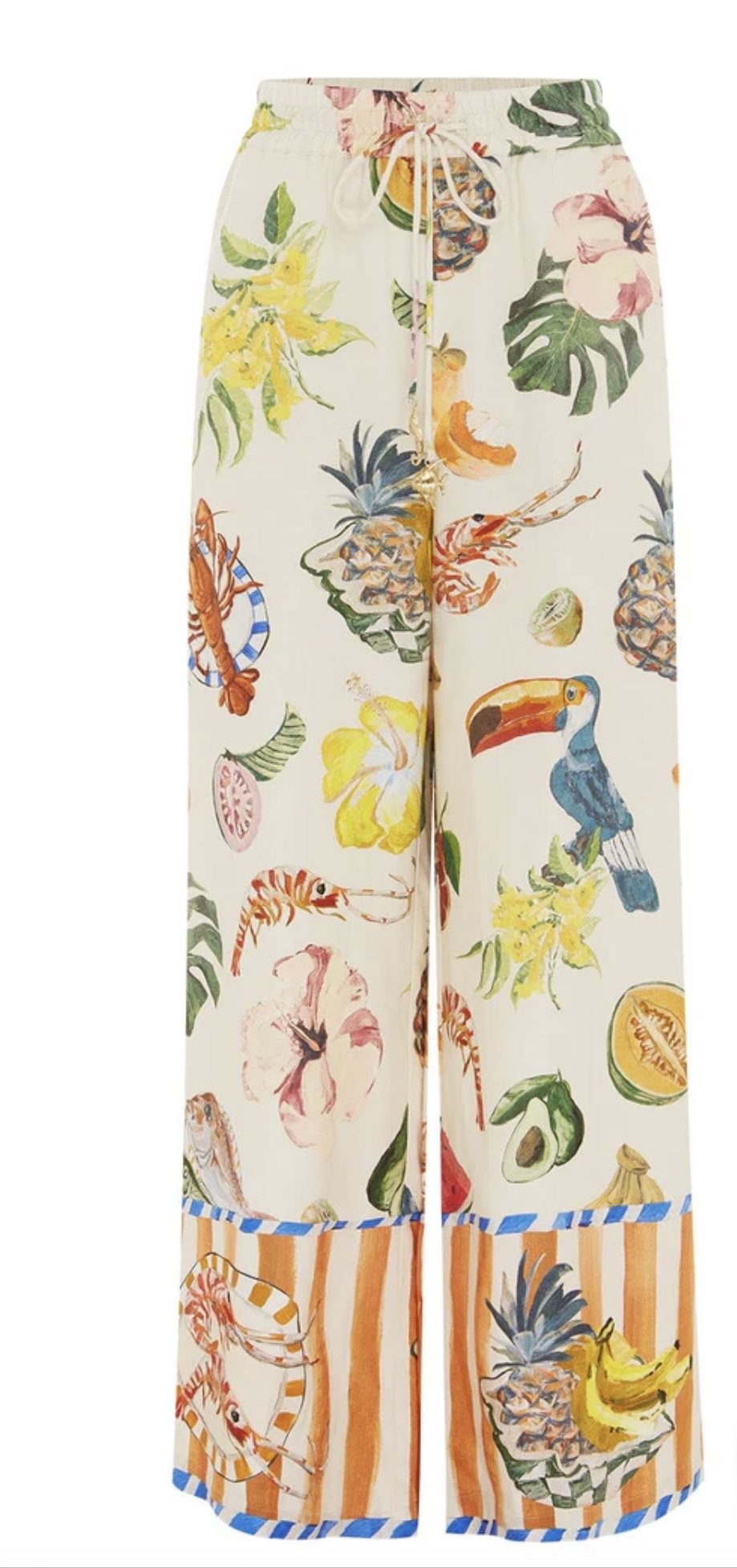 Borrow a Alemais Theo Scarf In Multi And Theo Pants Set