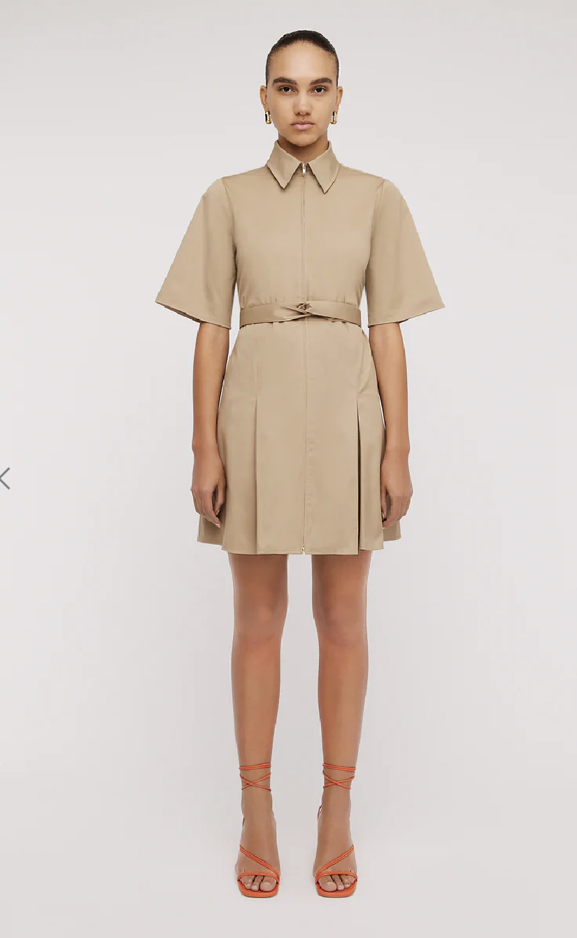 Hire a Scanlan Theodore Sateen Zip Dress