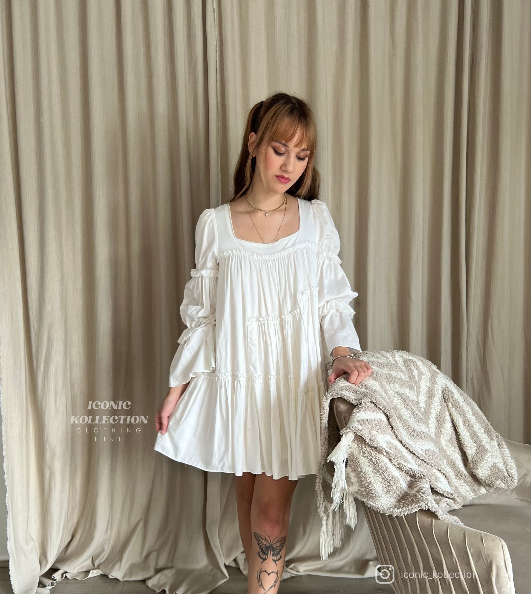 Cheap designer Aje L’espirit Mini Dress White