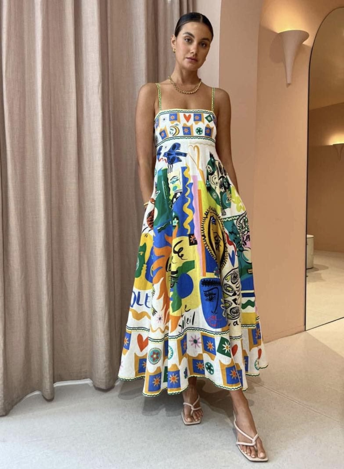 For rent a Alemais Alemais Soleil Sundress