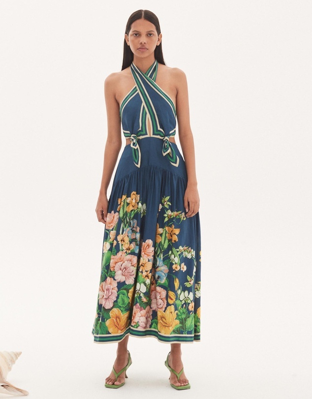 Loan a Alemais Lyla Halter Midi