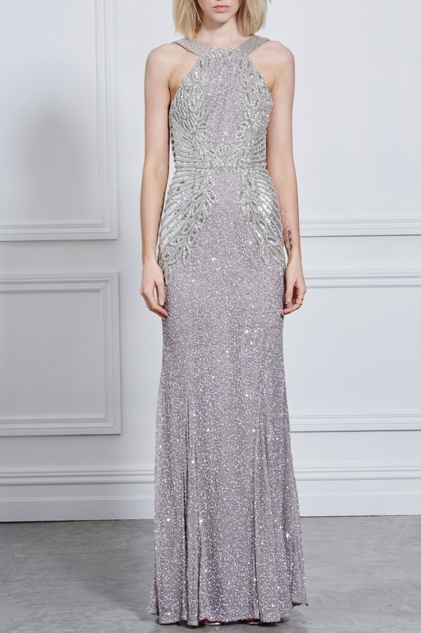 Cheap designer Rachel Gilbert Saskia Embellished Gown