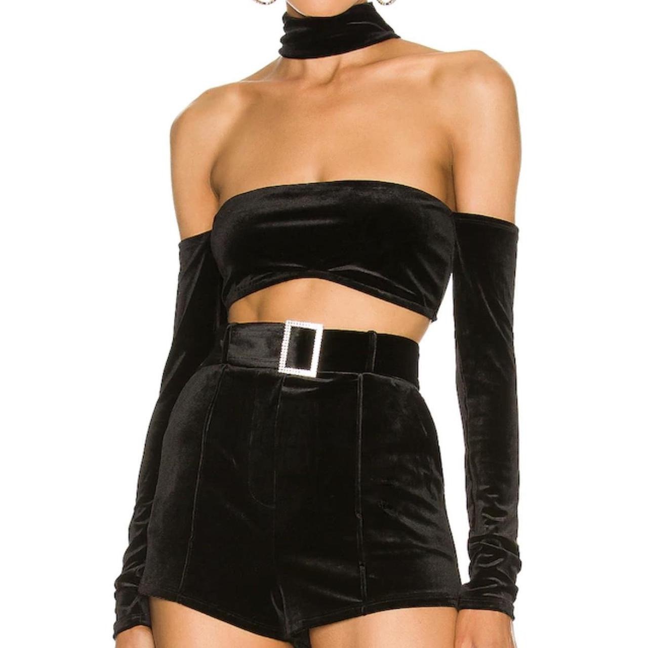 Rental Nbd Cut Out Turtle Neck Crop