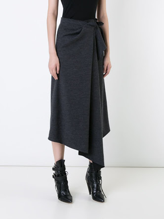 Loan a Scanlan Theodore Wool Terry Skirt