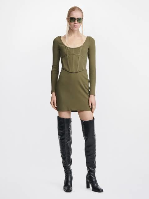 Borrow a Dion Lee Dion Lee Ribbed Corset Mini