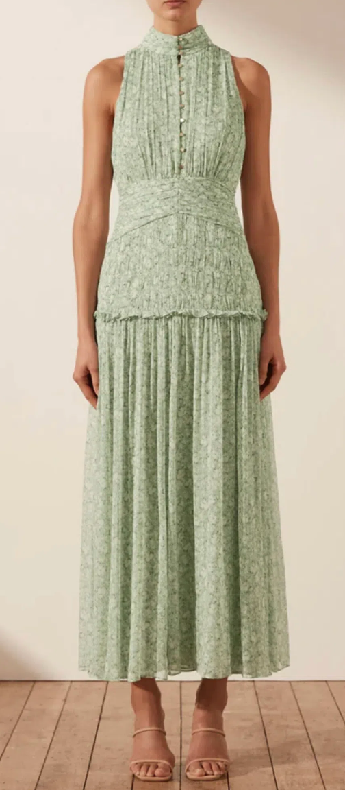 Cheap designer Shona Joy Aurore Sleeveless Button Up Midi Dress