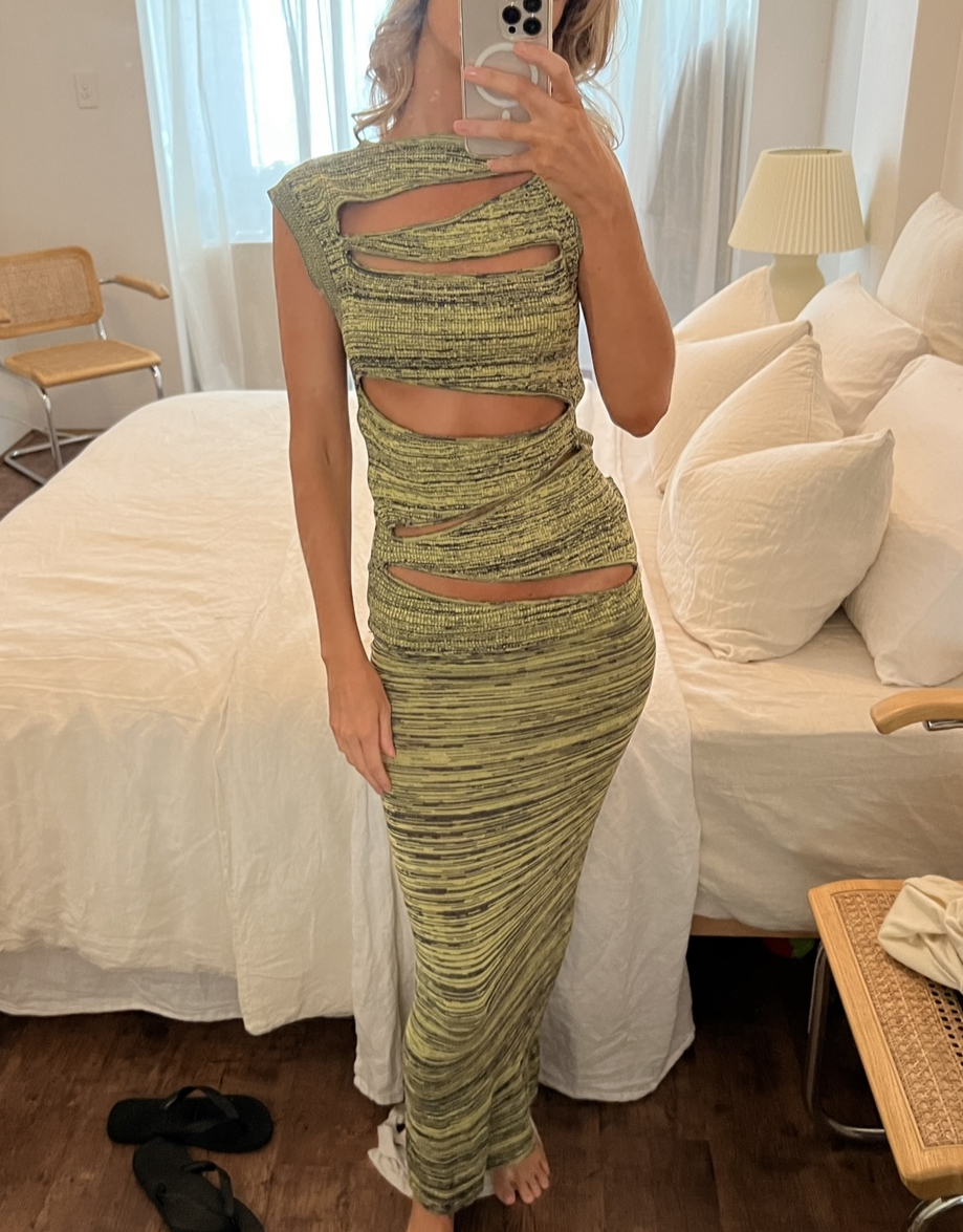 Formal rental Christopher Esber Slashed Knit Dress