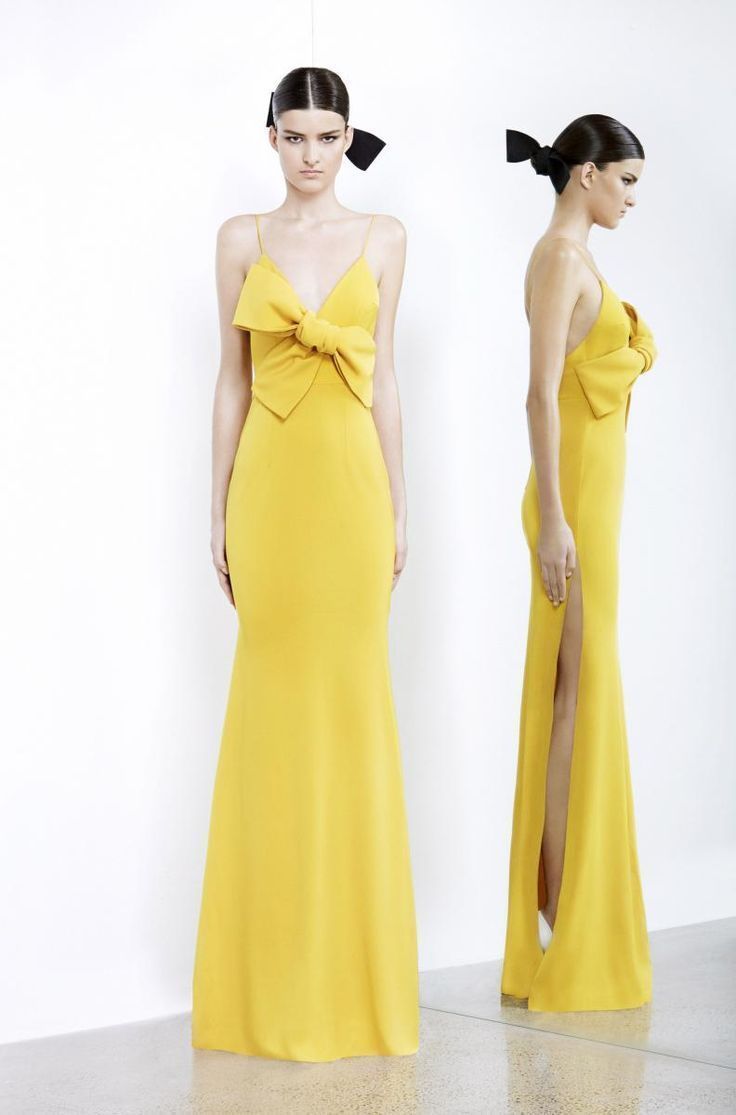 Designer rental Yellow Alex Perry